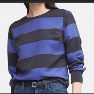 NWT Banana Republic Striped Shimmer Top